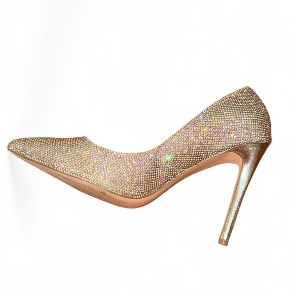 Glamorous iridescent sparkly Steve Madden heels - Picture 2 of 3